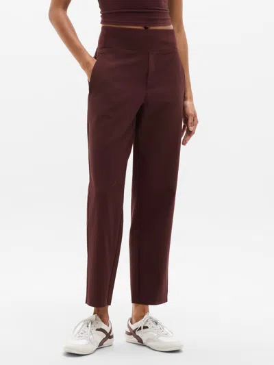 Athleta Endless High Rise Pant In Burgundy