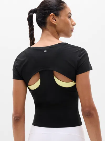 Athleta Endurance Racerback Tee In Black