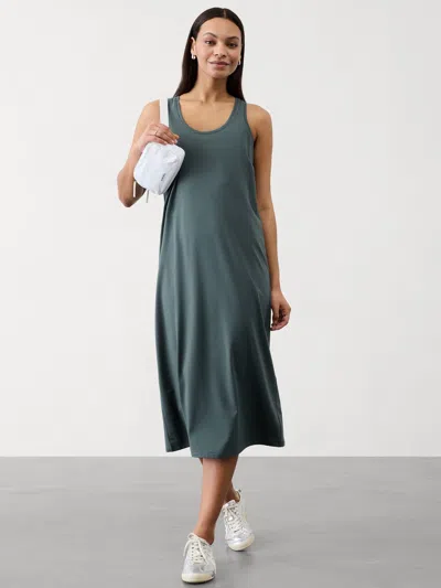 Athleta Essential Midi Scoop Dress In Eden