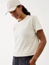 Athleta Essential Slub Tee In Bone
