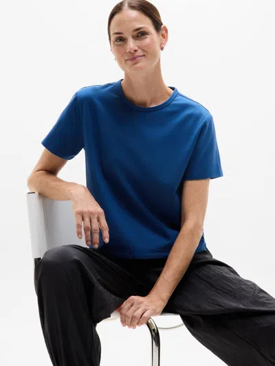 Athleta Essential Tee In Blue