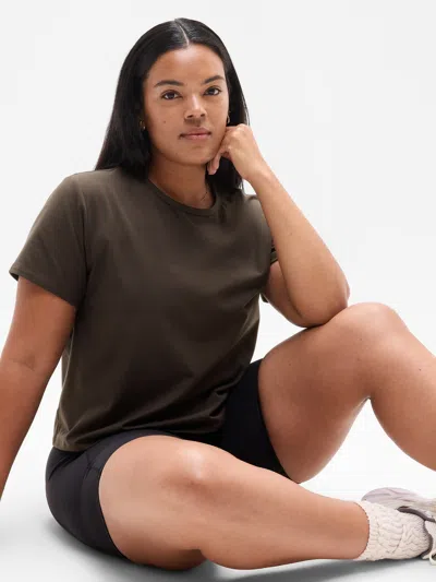 Athleta Essential Tee In Brown