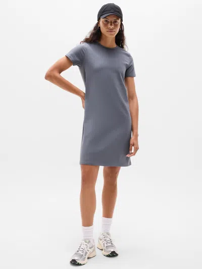 Athleta Essential Tee Dress In Gray