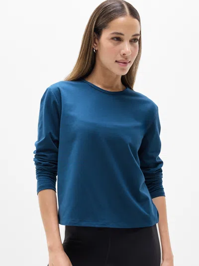 Athleta Essential Top In Blue
