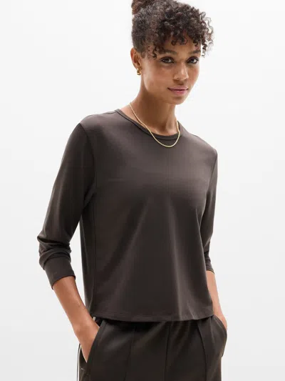 Athleta Essential Top In Brown