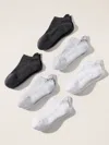 Athleta Everyday Ankle Sock 6-pack In Multi Combo Black/white