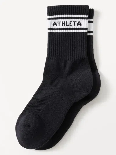 Athleta Everyday Crew Sock In Black