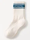 Athleta Everyday Crew Sock In Coastal Teal