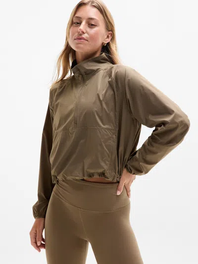 Athleta Expedition Packable Popover In Brown