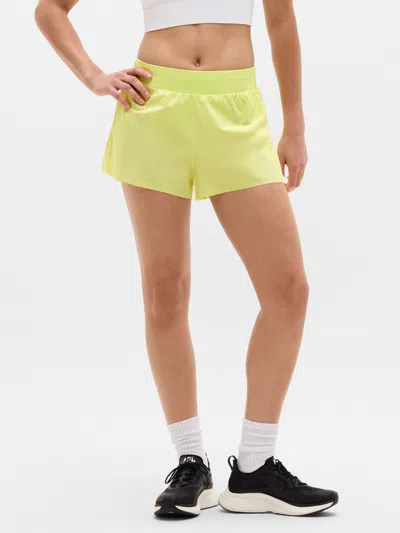 Athleta Fast Route Mid Rise 2" Run Short In Multi