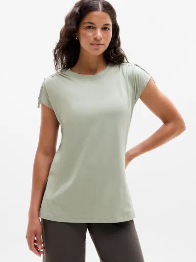 Athleta Favorite Cotton Cinched Tee In Vera
