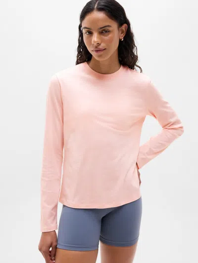 Athleta Favorite Cotton Classic Top In Sand