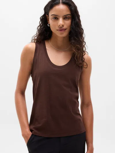 Athleta Favorite Cotton Tank In Green