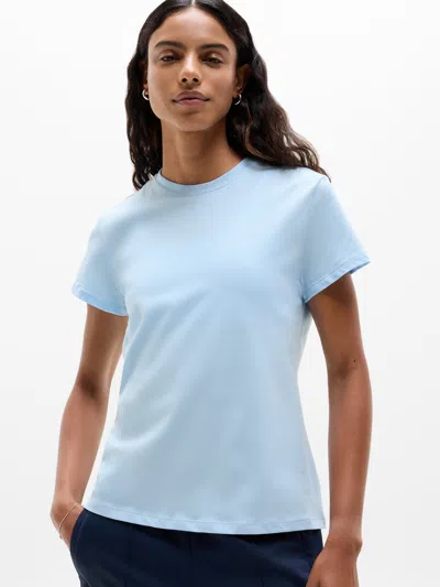 Athleta Favorite Cotton Tee In Blue