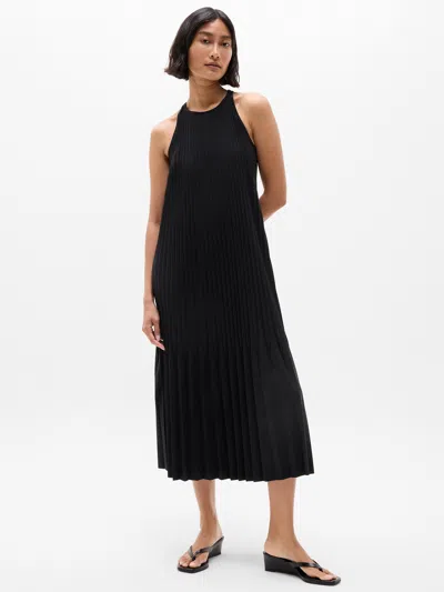 Athleta Featherweight Plissé Dress In Black