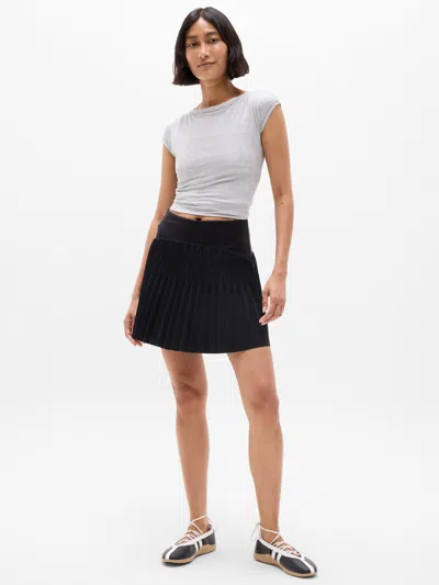 Athleta Featherweight Plissé Skort In Black