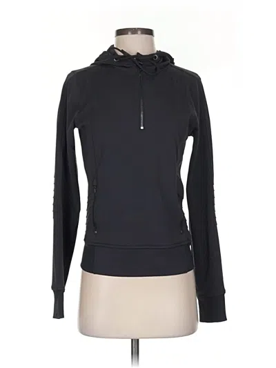 Pre-owned Athleta Fleece Jacket In Black