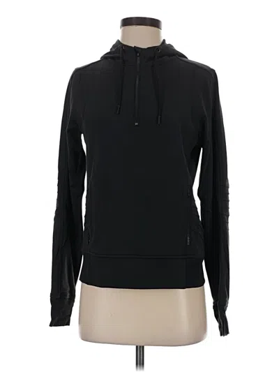 Pre-owned Athleta Fleece Jacket In Black