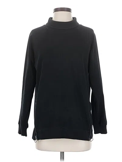 Pre-owned Athleta Fleece Jacket In Black