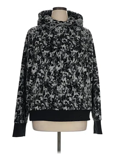 Pre-owned Athleta Fleece Jacket In Black