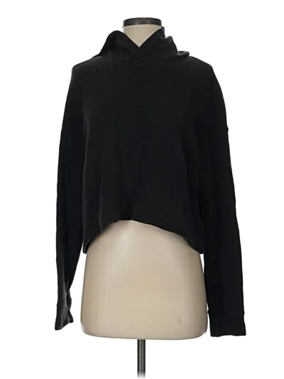 Pre-owned Athleta Fleece Jacket In Black
