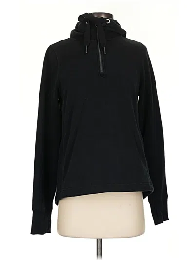 Pre-owned Athleta Fleece Jacket In Black