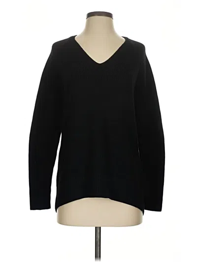 Pre-owned Athleta Fleece Jacket In Black