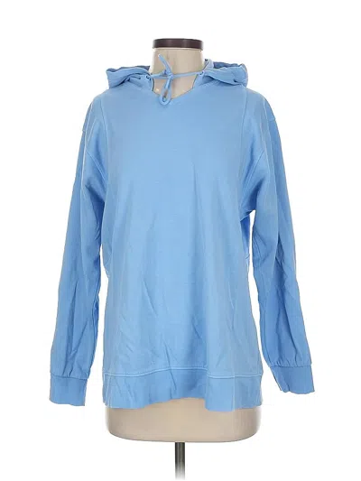 Pre-owned Athleta Fleece Jacket In Blue
