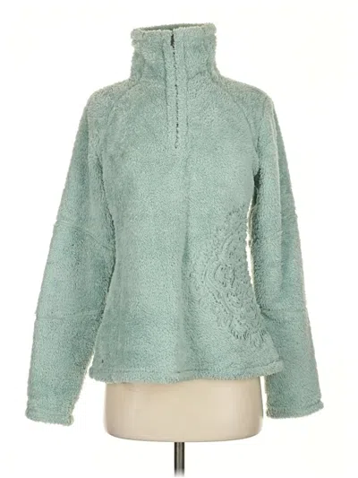 Pre-owned Athleta Fleece Jacket In Blue