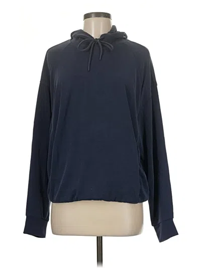 Pre-owned Athleta Fleece Jacket In Blue