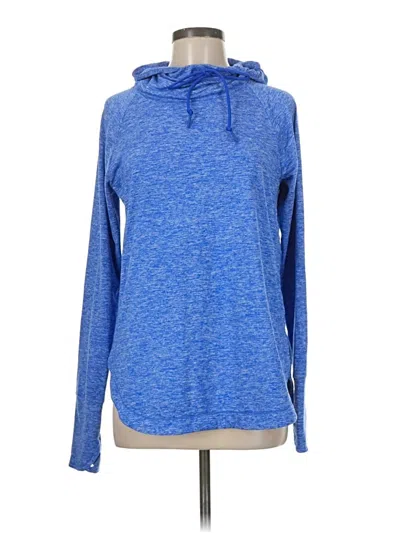 Pre-owned Athleta Fleece Jacket In Blue