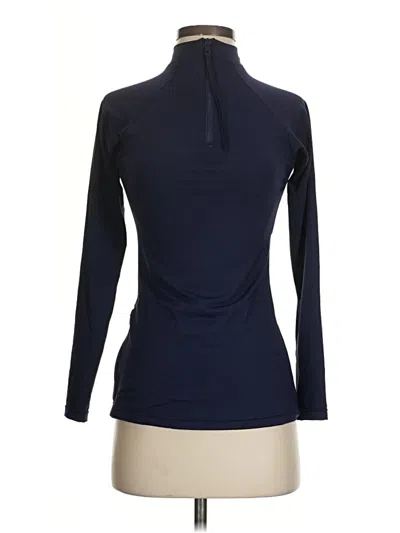 Pre-owned Athleta Fleece Jacket In Blue