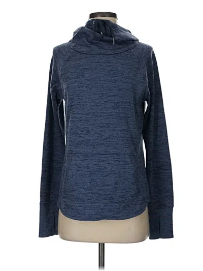 Pre-owned Athleta Fleece Jacket In Blue