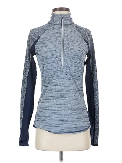 Pre-owned Athleta Fleece Jacket In Blue