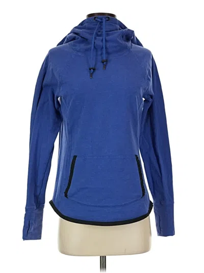 Pre-owned Athleta Fleece Jacket In Blue