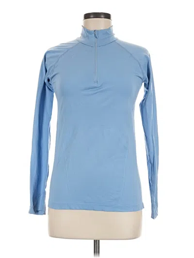 Pre-owned Athleta Fleece Jacket In Blue