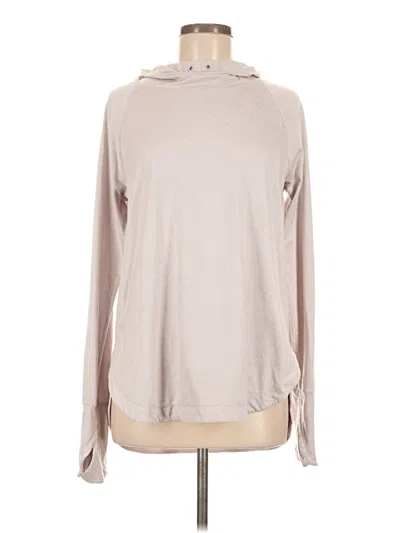 Pre-owned Athleta Fleece Jacket In Brown