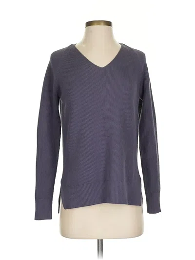 Pre-owned Athleta Fleece Jacket In Gray