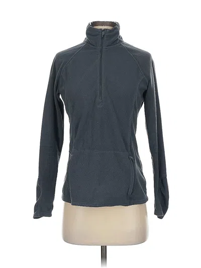 Pre-owned Athleta Fleece Jacket In Gray