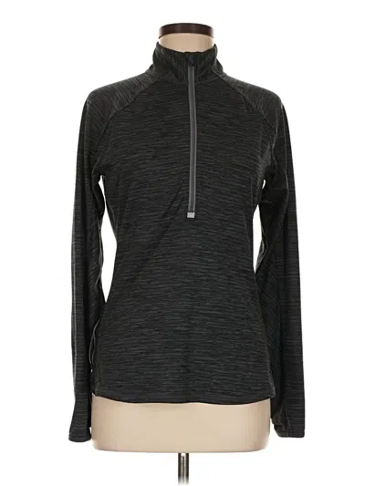 Pre-owned Athleta Fleece Jacket In Gray