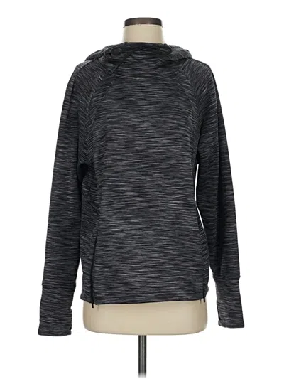 Pre-owned Athleta Fleece Jacket In Gray