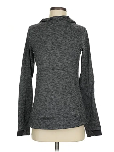 Pre-owned Athleta Fleece Jacket In Gray