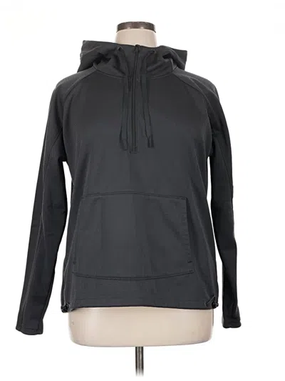 Pre-owned Athleta Fleece Jacket In Gray