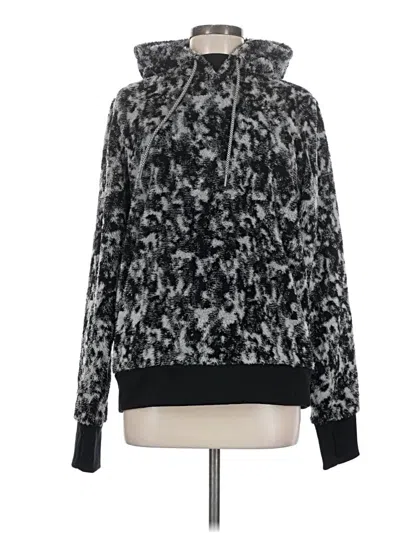 Pre-owned Athleta Fleece Jacket In Gray
