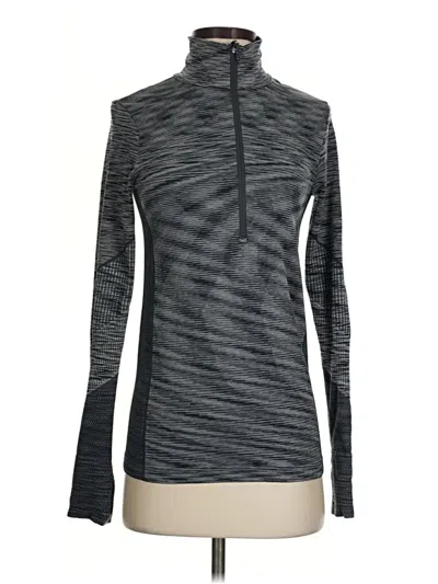 Pre-owned Athleta Fleece Jacket In Gray