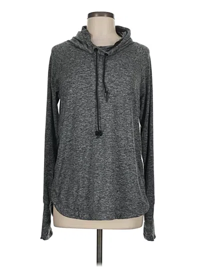 Pre-owned Athleta Fleece Jacket In Gray