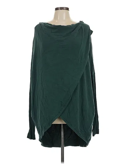 Pre-owned Athleta Fleece Jacket In Green