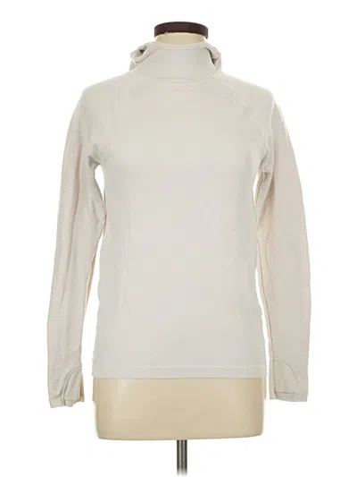 Pre-owned Athleta Fleece Jacket In Ivory
