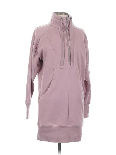Pre-owned Athleta Fleece Jacket In Pink