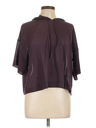 Pre-owned Athleta Fleece Jacket In Purple